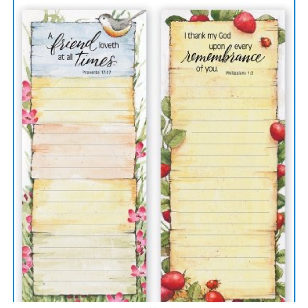 NWT 12 Seasonal Memo Pads Magnetic Back - Picture 5 of 11